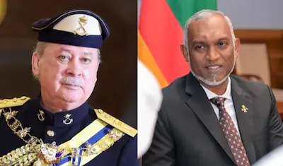 މެލޭޝިޔާގެ މިނިވަން ދުވަހުގެ ތަހުނިޔާ، ރައީސް ޑރ މުއިއްޒު، އެގައުމުގެ ރަސްގެފާނަށް ފޮނުއްވައިފި
