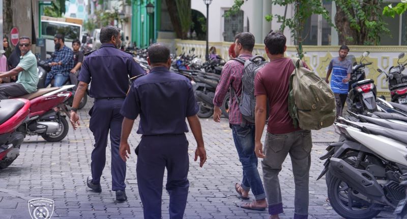 ވިސާ ފުރިހަމަ ނޫން 273 ބިދޭސީންނަށް ނޯޓިސް ދީފި