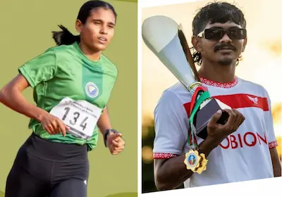 ޤައުމީ އެތުލެޓިކްސްގެ މިފަހަރު އެންމެ މޮޅު އެތުލީޓުންނަކީ ރައުހަތު ސްޕޯޓްސްގެ އިބާދުﷲ އާއި ފަސޫހާ