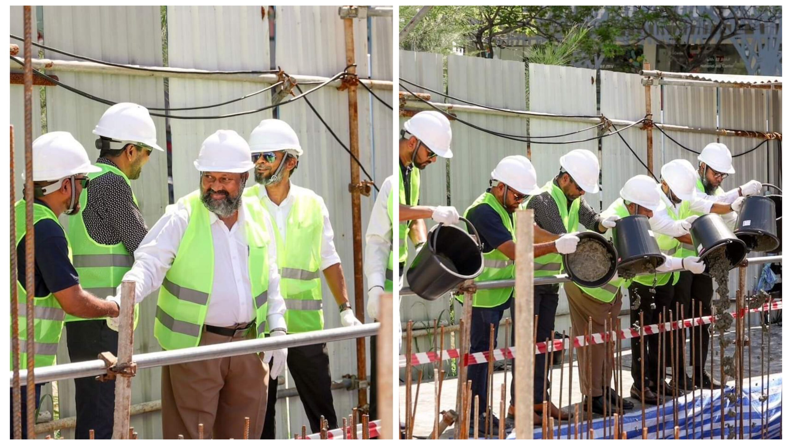 ހައްޖު ކޯޕަރޭޝަންގެ އާ އިމާރާތުގެ ބިންގާ އަޅައިފި