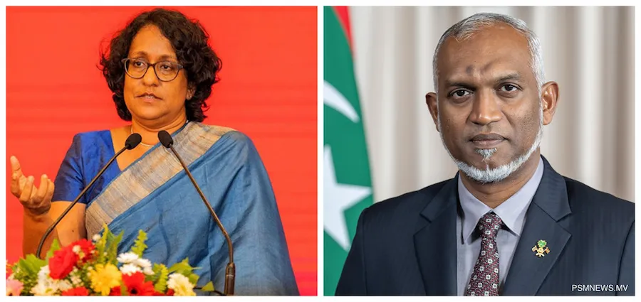 ސްރީލަންކާގެ އައުބޮޑު ވަޒީރު، ހަރީނީ އަމަރަސޫރިޔާއަށް ރައީސް ޑރ މުއިއްޒު މަރުހަބާ ވިދާޅުވެއްޖެ