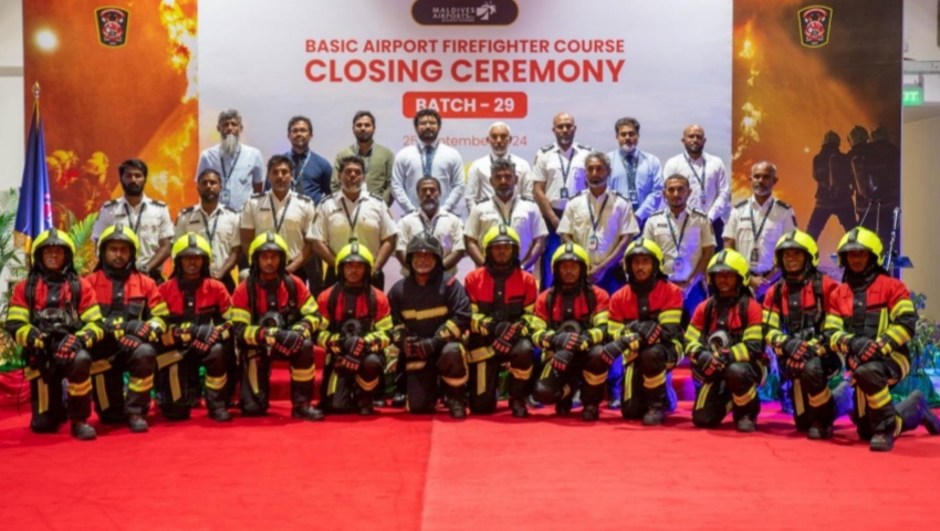އެމްއޭސީއެލްއިން ކުރިއަށް ގެންދިޔަ ބޭސިކް ފަޔަރ ފައިޓަރ ކޯހުގެ 29 ވަނަ ބެޗު ނިންމާލައިފި