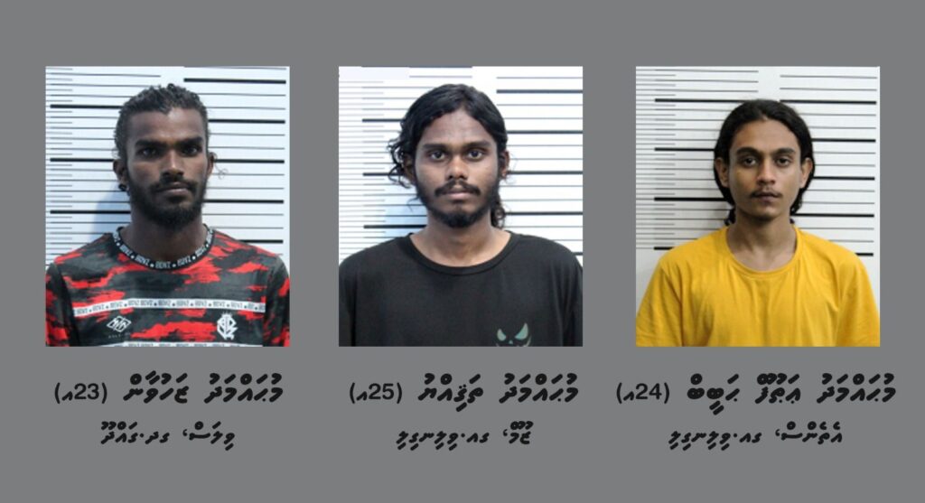 މަސްތުވާތަކެއްޗާއެކު ވިލިނގިލިން 3 މީހަކު ހައްޔަރުކޮށްފި