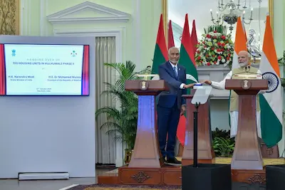 ރައީސްގެ އިންޑިއާ ދަތުރު: ހީނަރުވަމުން ދިޔަ ގުޅުމަށް ބަދަހި ކަމެއް!