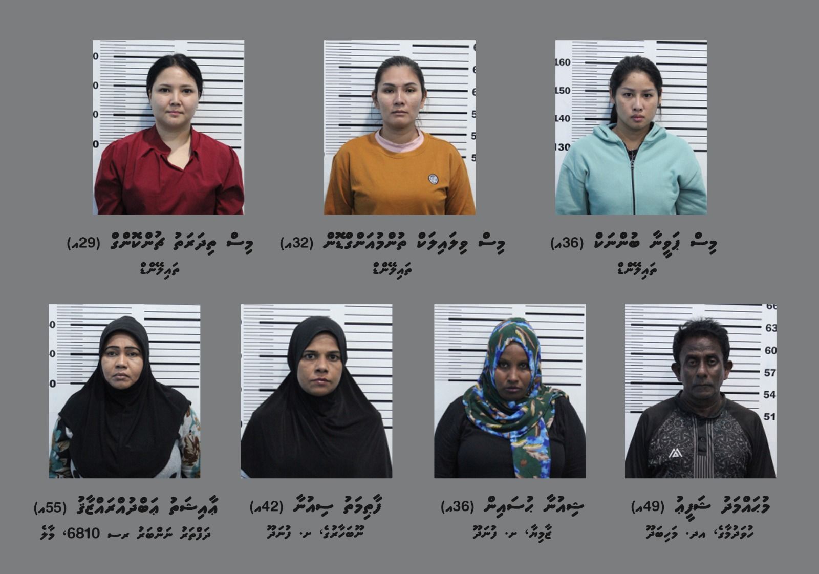 ސްޕާއެއްގައި ހަށިވިއްކަމުންދިޔަ ކަމުގެ ތުހުމަތުގައި 7 މީހަކު ހައްޔަރުކޮށްފި