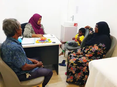 ވީޓް، މެސްޕާ އަދި ވައިޓަލް ކެއަރ- ހުވަދޫ ގުޅިގެން ތިނަދޫ ސިޓީގައި ސްޕީޗް ތެރަޕީ ސެޝަންތަކެއް ހިނގައިފި