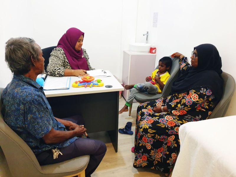 ވީޓް، މެސްޕާ އަދި ވައިޓަލް ކެއަރ- ހުވަދޫ ގުޅިގެން ތިނަދޫ ސިޓީގައި ސްޕީޗް ތެރަޕީ ސެޝަންތަކެއް ހިނގައިފި