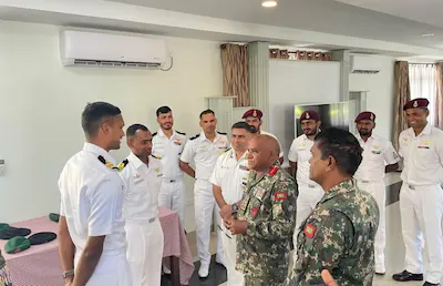 އިންޑިއާގެ ނޭވީއާއި ރާއްޖޭގެ ސިފައިން ގުޅިގެން ތަމްރީންތަކެއް ފަށައިފި