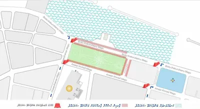 ރަސްމީ ފާލަން ސަރަހައްދުގެ ނެރާއި ފާލަންތަކާއި، ގްރީން ޒޯން ހިމެނޭ ސަރަހައްދު ބަންދުކުރަނީ