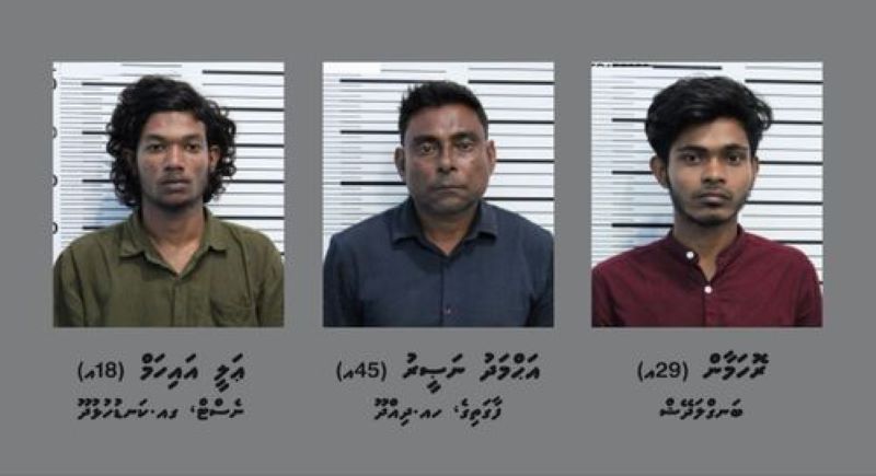 6 ކިލޯ މަސްތުވާތަކެތި އެތެރެކުރިކަމުގެ ތުހުމަތުގައި ތިންމީހަކު ހައްޔަރުކޮށްފި
