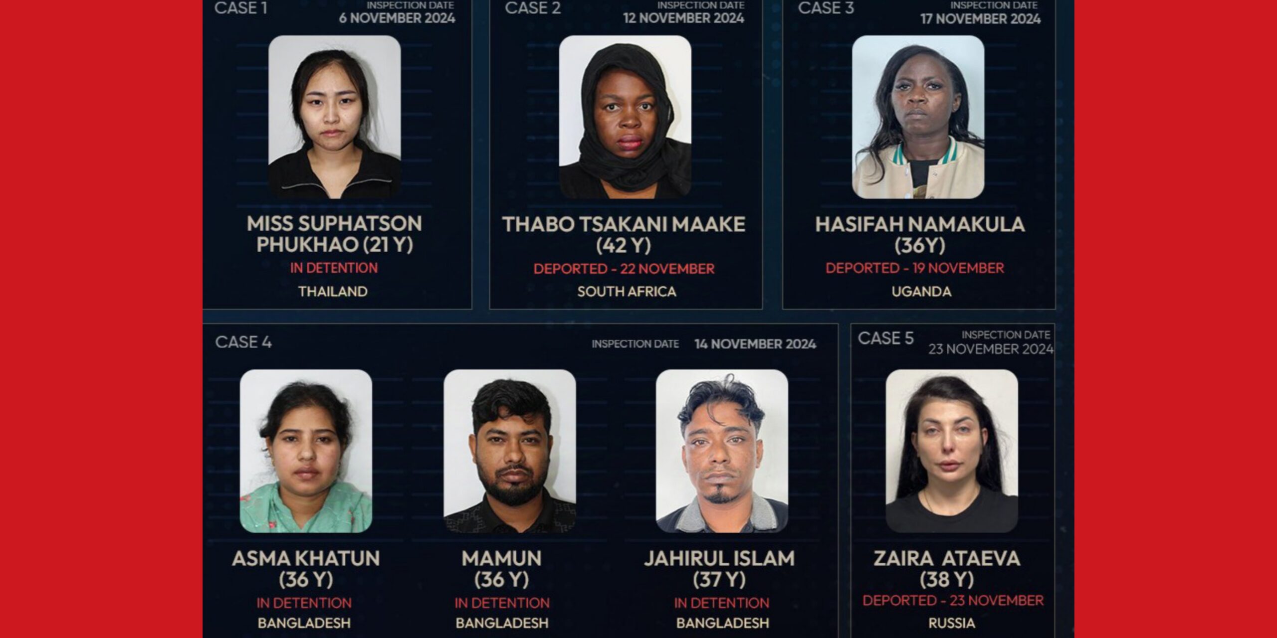 މާލޭގައި ފުޅާ ދާއިރާއެއްގައި ހަށިވިއްކުމުގެ ވިޔަފާރިކުރަމުންދިޔަ 3 އަންހެނަކު ޑީޕޯޓުކޮށްލައިފި