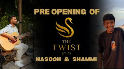 ދަ ޓުވިސްޓް ބައި އާރް އައި؛ އައު އަހަރާއެކު ޕްރީ އޮޕެނިން، އަރަމުން އަންނަަތަރި ނަސޫހާއި ޔަންގް ބީޓްބޮކްސް ޝައްމިގެ ހުނަރުވެރިކަމާއެކު