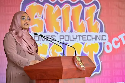 ސްކިލް ފެސްޓަކީ މަސައްކަތްތެރިކަމުގެ ހުނަރުތައް ދަސްކުރުމަށް ހުޅުވިފައިވާ ދޮރެށް: މެޑަމް ސާޖިދާ