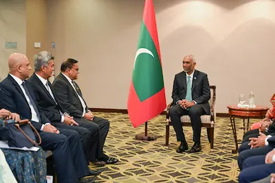 ރާއްޖެއާއި ލަންކާގެ ގުޅުން އިތުރަށް ބަދަހިކުރުމާ ގުޅޭގޮތުން ރައީސް، ލަންކާގެ ޚާރިޖީ ވަޒީރާ މަޝްވަރާ ކުރައްވައިފި
