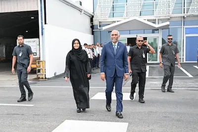 ރައީސް ޑރ މުއިއްޒުގެ ދެކަނބަލުން، ލަންކާއަށް ފުރާވަޑައިގެންފި
