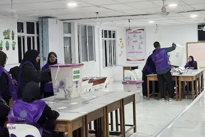 ހިތަދޫ އުތުރު ދާއިރާގެ ޕީއެންސީ ޕްރައިމަރީގެ ވޯޓުލުން ފަށައިފި