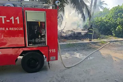 އައްޑޫސިޓީ ހިތަދޫ ފްލެޓް ސަރަހައްދުގައި އަލިފާނުގެ ހާދިސާއެއް ހިނގައިފި