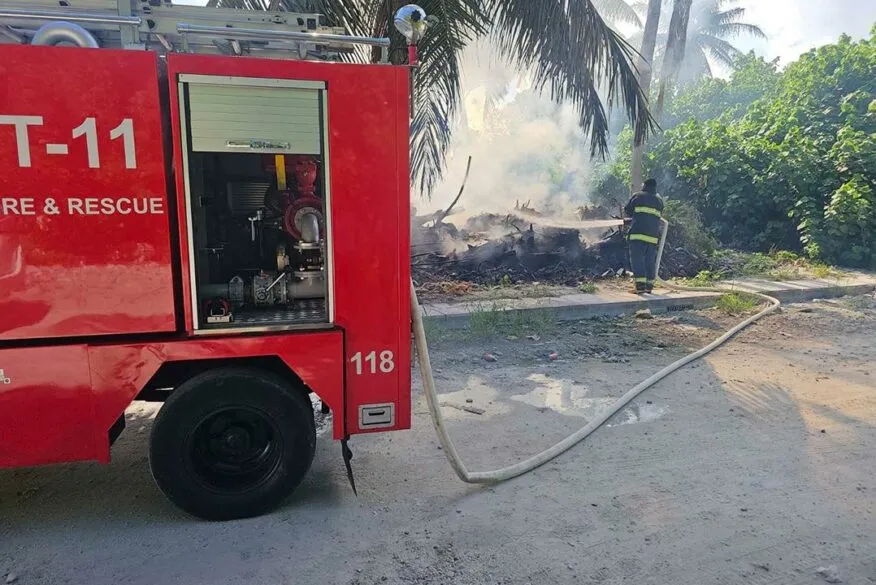 އައްޑޫސިޓީ ހިތަދޫ ފްލެޓް ސަރަހައްދުގައި އަލިފާނުގެ ހާދިސާއެއް ހިނގައިފި