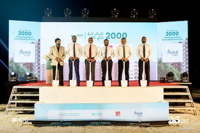 ކުޅުދުއްފުށި ސިޓީގައި ޤާއިމުކުރާ 2000 ހައުސިންގ ޔުނިޓުގެ ބިންގާ އަޅައިފި