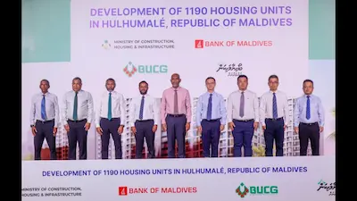 ބީއެމްއެލް އެފޯޑަބަލް ހައުސިން؛ ހުޅުމާލޭގައި އިމާރަތްކުރާ 1190 ޔުނިޓްގެ ބިންގާ އަޅައި, މަސައްކަތް ފަށައިފި