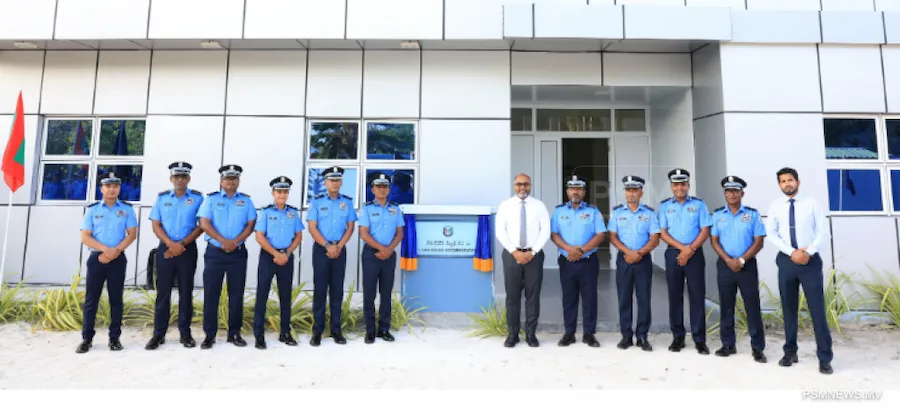 ލ ގަމުގައި މަސައްކަތްކުރާ ފުލުހުންނަށް ޚާއްސަކޮށްގެން ހެދި އައު އެކޮމޮޑޭޝަން އިމާރާތް ރަސްމީކޮށް ހުޅުވައިފި