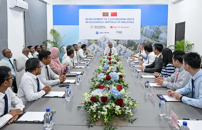 ބީއެމްއެލްގެ ‘އެފޯޑަބަލް ހައުސިން’ މަޝްރޫޢުގެ ތައްޔާރީތައް ރައީސް ބައްލަވާލައްވައިފި