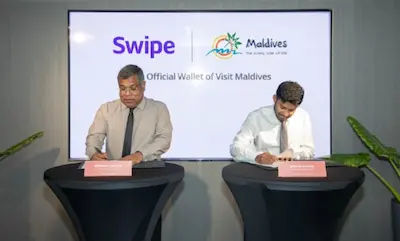 ވިޒިޓް މޯލްޑިވްސްގެ ރަސްމީ ވޮލެޓްގެ ގޮތުގައި ސްވައިޕް ހަމަޖައްސައިފި