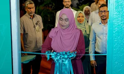 ޕީއެންސީގެ ކުޅުދުއްފުށި ސިޓީގެ މާލޭ ކެމްޕެއިން އޮފީސް މެޑަމް ސާޖިދާ ހުޅުވައިދެއްވައިފި