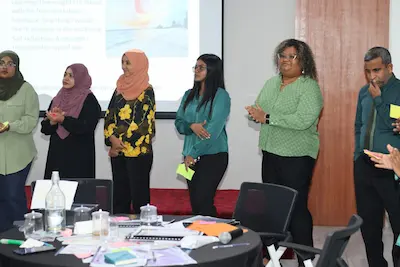ނަފްސާނީ ދާއިރާގެ މަސައްކަތްތެރިންނަށް ބޭއްވި ގެޕް ޓްރެއިނިން ނިމުމަކަށް
