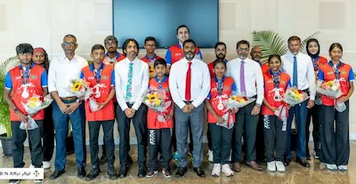 ސަރަހައްދީ ޔޫތު މުބާރާތުން މެޑަލް ހޯދި ޓޭބަލް ޓެނިސް ޓީމަށް ވަޒީރު ރާފިޢު މަރުހަބާ ދަންނަވައިފި
