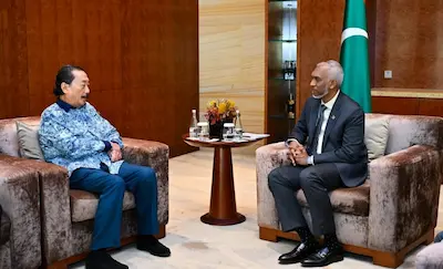 ރައީސް ޑރ މުއިއްޒު، ރާއްޖޭގައި ވިޔަފާރިތަކަށް ހުރި ފުރުސަތުތައް ބަރޖާޔާ ކޯޕަރޭޝަންގެ ފައުންޑަރއާ ހިއްސާކުރައްވައިފި