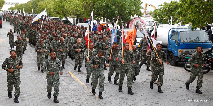 ސިފައިންގެ އަހަރީ ދުވަސް ފާހަގަ ކުރުމުގެ ގޮތުން މާދަމާ ހިނގާލުމެއް ބާއްވަނީ