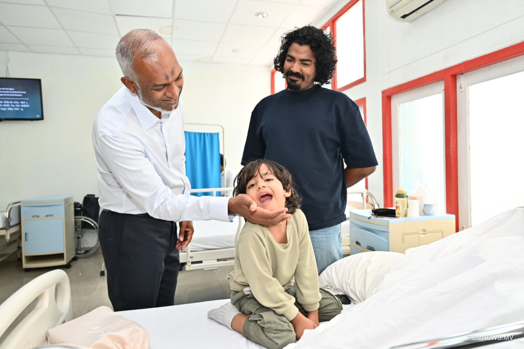 ރައީސް، ތެލަސީމިއާކުދިންގެ ކަންބޮޑުވުންތަކަށް އަވަސް ޙައްލެއް ގެނެސްދެއްވާނެކަމުގެ ޔަޤީންކަން ދެއްވައިފި