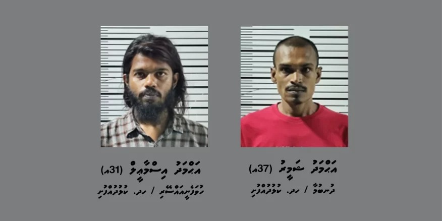 މަސްތުވާތަކެތި އެތެރެ ކުރަން އުޅުނު ދެ މީހުން މިލަންދޫ އިން ހައްޔަރުކޮށްފި