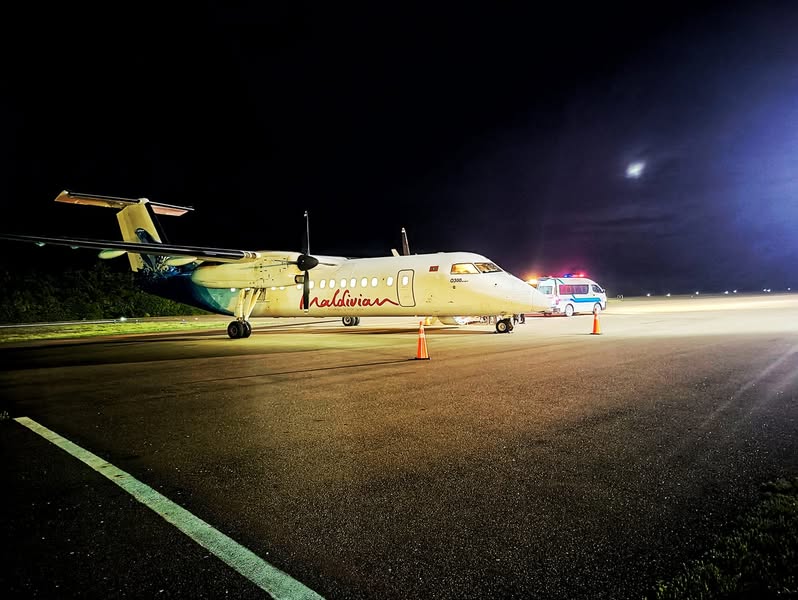 ޓެކްނިކަލް މައްސަލައެއް ދިމާވި މޯލްޑިވިއަންގެ މަތިންދާބޯޓު، ރައްކާތެރިކަމާއެކު ފުވައްމުލަކަށް ޖައްސައިފި