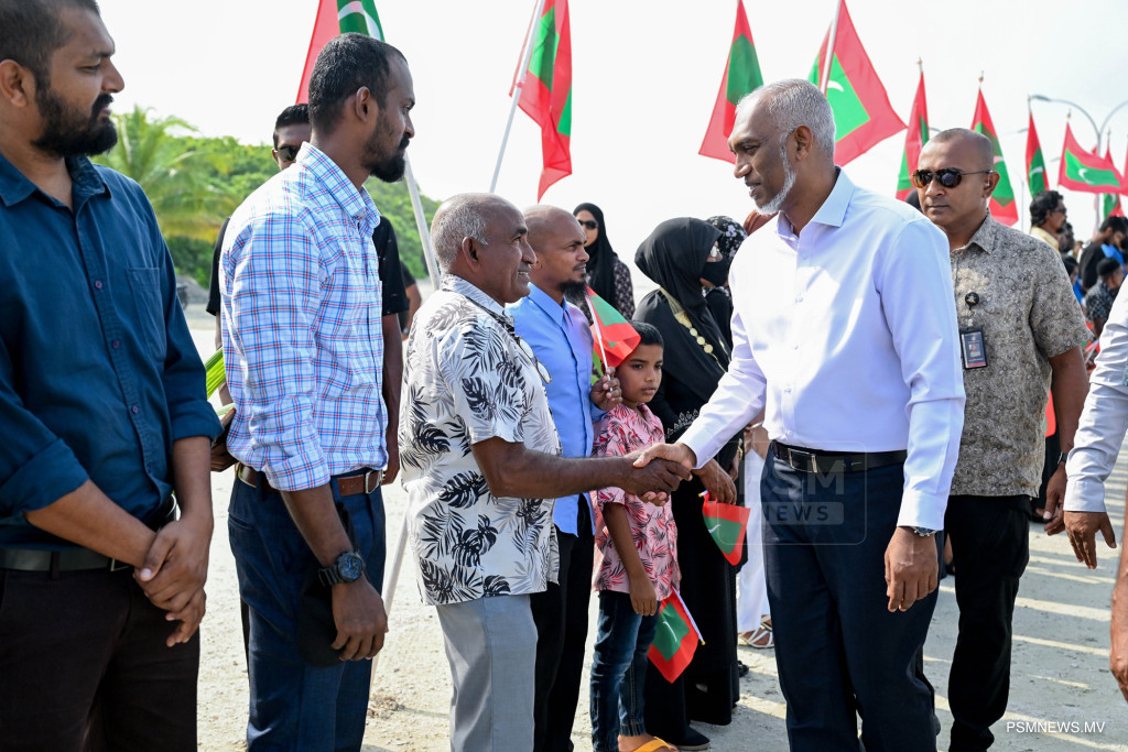 ރައީސް ޑރ. މުޢިއްޒު ހއ މޮޅަދޫއަށް، މިއީ ދަތުރުފުޅުގެ 9 ވަނަ މަންޒިލް