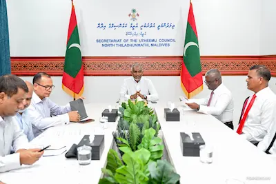 އުތީމު ކައުންސިލާއި ޑަބްލިއުޑީސީއާއި މުއައްސަސާތަކުގެ ވެރިންނާ ރައީސް ބައްދަލު ކުރައްވައިފި