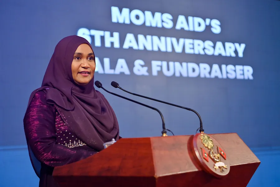 މަމްސް އެއިޑްގެ 6 ވަނަ އަހަރީ ގާލާ އެންޑް ފަންޑްރައިސިންގް ޙަފްލާ، މެޑަމް ސާޖިދާ ޝަރަފުވެރި ކޮށްދެއްވައިފި