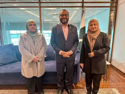 އަންހެން ދަރިންނަށް ތަޢުލީމު ދިނުމާ ބެހޭގޮތުން ބާއްވާ ކޮންފަރެންސެއްގައި ވަޒީރު ޝަހީމް ބައިވެރިވެ ވަޑައިގެންފި