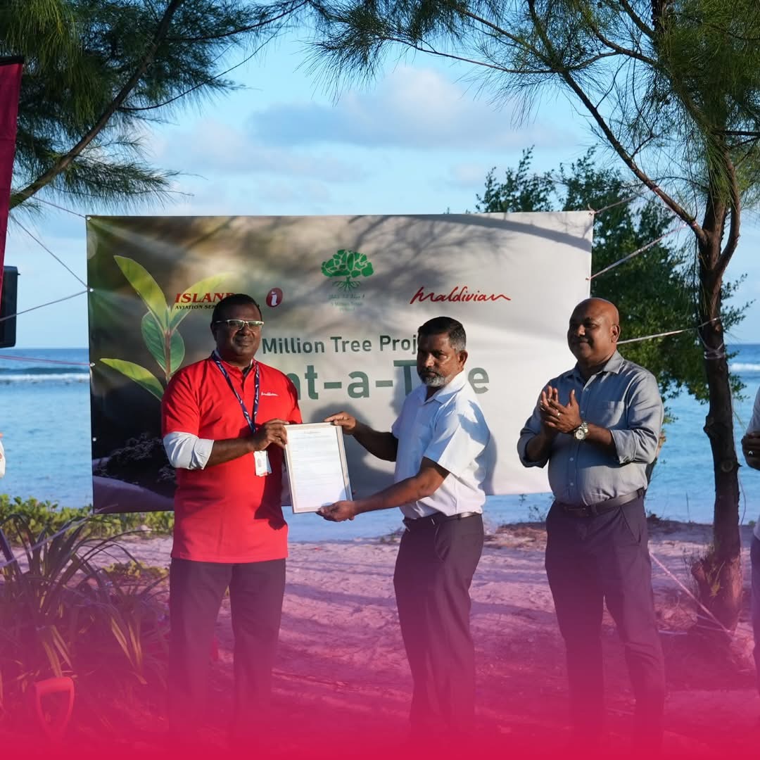 ފަސް މިލިއަން ގަސް އިންދުމުގެ ޕްރޮގްރާމްގެ ދަށުން، މޯލްޑިވިއަން އިން 50،000 ގަސް އިންދުމަށް ޕްލެޖްކޮށް މަސައްކަތް ފަށައިފި