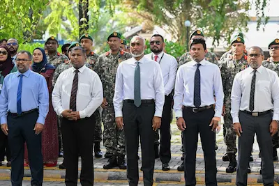 ސުނާމީގައި ނިޔާވި، ގެއްލުނު މީހުންގެ ހަނދާނުގައި ގެނައި ސުކޫތުގައި ރައީސް ބައިވެރިވެވަޑައިގެންފި
