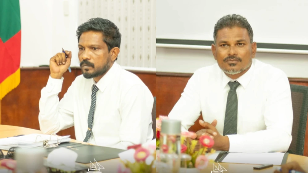 ތިނަދޫ ސިޓީ މޭޔަރު ސައުދު އަލީ އާއި ޑެޕިއުޓީ މޭޔަރ ނަސްރުﷲ ސަސްޕެންޑު ކޮށްފި