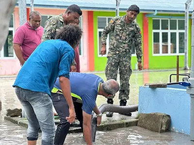 މެދުނުކެނޑި ވެހުނު ވާރޭގައި ދާންދޫ ފެން ބޮޑުވެ ގެއްލުންތަކެއް!