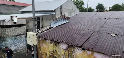 ދެކުނަށް ކުރަމުންދާ ވިއްސާރައިގައި އައްޑޫގެ ބައެއް ގެތަކުގެ ފުރާޅު އެއްލާލައި ބޮޑެތި ގެއްލުންތަކެއް ވެއްޖެ