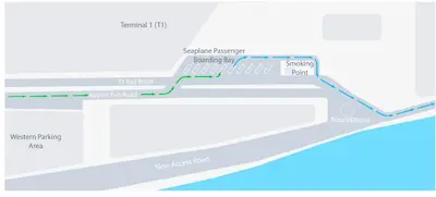 ޓާމިނަލް 1 ގެ ސީ ޕްލޭން ފަސިންޖާ ބަސް ހުއްޓިތަކަށް އެހެން އުޅަނދުތައް ނުވަނުމަށް އިލްތިމާސް ކޮށްފި