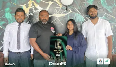 ފިޔޯރީ ބީފާން ވޮލީ މުބާރާތް 2026: މުބާރާތުގެ އިވެންޓް މެނޭޖިން އަދި ލައިވް ސްޓްރީމް ޕާޓްނަރަކަށް “އޮރިއޮން އެފްއެކްސް”