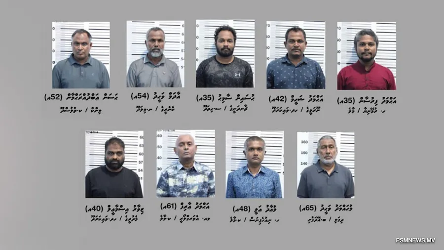ސިނގިރޭޓު ކޮންޓޭނަރުގެ މައްސަލަ: ދިގަލި ވަހީދާއި އާރިފް ހިމެނޭހެން 10 މީހަކަށް ދަޢުވާ ކުރަނީ
