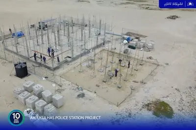 އއ. އުކުޅަހުގައި ފުލުހުންގެ މަރުކަޒު އެޅުމުގެ މަސައްކަތް ބާރަށް ކުރިއަށް