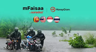އެމްފައިސާ މެދުވެރިކޮށް، އިތުރު ޗާޖަކާނުލައި ލަންކާ، އިންޑޮނޭޝިއާ، މެލޭޝިއާ އަދި ތައިލެންޑަށް ފައިސާ ފޮނުވޭ ގޮތް ހަދައިފި