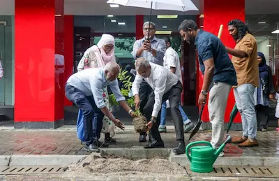 ފަސް މިލިޔަން ގަހުގެ މަޝްރޫޢު؛ ވިލިމާލޭގައި 500 ގަސް އިންދުމުގެ ބޮޑު ހަރަކާތެއް ބާއްވައިފި